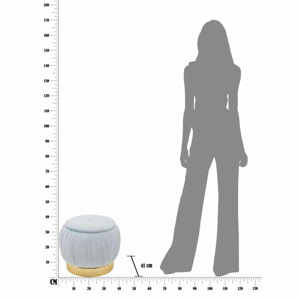 Modern Design Gekleurde Opbergpoef In Hout En Stof - Jenna 5 Modern Design Gekleurde Opbergpoef In Hout En Stof - Jenna - Afbeelding 5