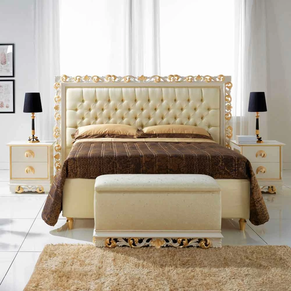 Poef Bed Container Zais Klassiek Design, Made In Italy 2 Poef Bed Container Zais Klassiek Design, Made In Italy - Afbeelding 2