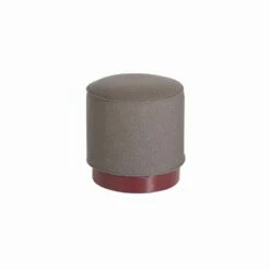 Buitenpoef In Polyethyleen En Leer Of Stof - Mara Slide -Slide Shop pouf da esterno in polietilene e tessuto o pelle mara slide 3