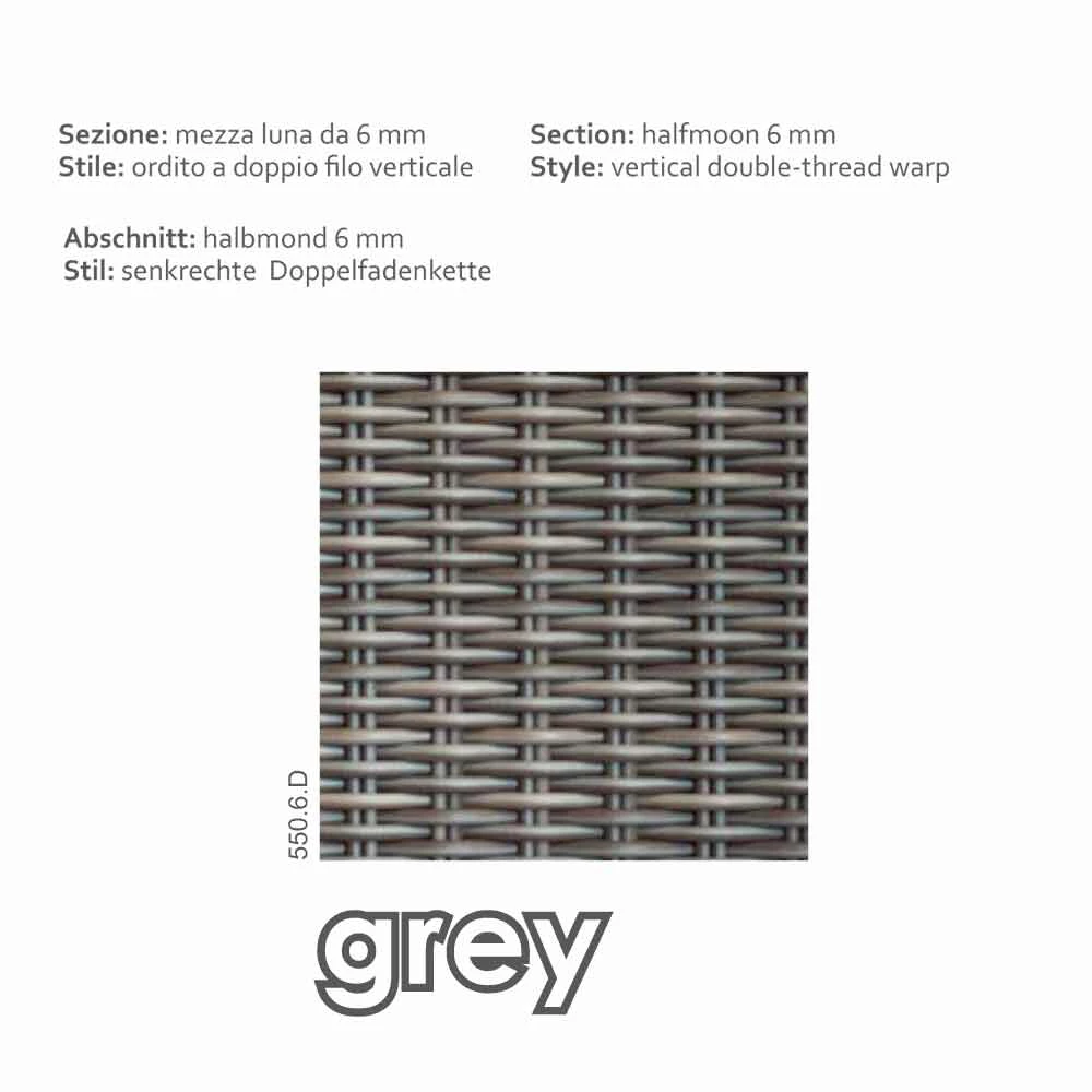 Poef Externe Grijs-taupe Polyethyleen Gemaakt In Jaco De Hand 4 Poef Externe Grijs-taupe Polyethyleen Gemaakt In Jaco De Hand - Afbeelding 4
