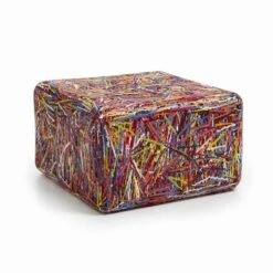 Poef Plastic Gesmolten Witte Of Multicolor Grace 9 Poef Plastic Gesmolten Witte Of Multicolor Grace -Slide Shop pouf design in materiale plastico termofuso multicolor o bianco grazia 2