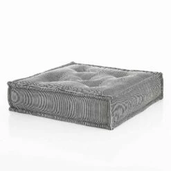 Etnische Vierkante Poef In Patchworkstof Of Fluweel - Vezel -Slide Shop pouf di design etnico quadrato in tessuto patchwork o velluto fibra 1