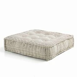 Etnische Vierkante Poef In Patchworkstof Of Fluweel - Vezel -Slide Shop pouf di design etnico quadrato in tessuto patchwork o velluto fibra