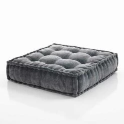 Etnische Vierkante Poef In Patchworkstof Of Fluweel - Vezel -Slide Shop pouf di design etnico quadrato in tessuto patchwork o velluto fibra 29