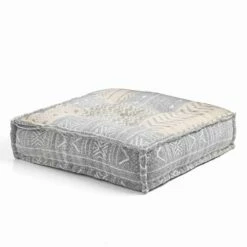 Etnische Vierkante Poef In Patchworkstof Of Fluweel - Vezel -Slide Shop pouf di design etnico quadrato in tessuto patchwork o velluto fibra 54