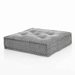 Etnische Vierkante Poef In Patchworkstof Of Fluweel - Vezel -Slide Shop pouf di design etnico quadrato in tessuto patchwork o velluto fibra 68