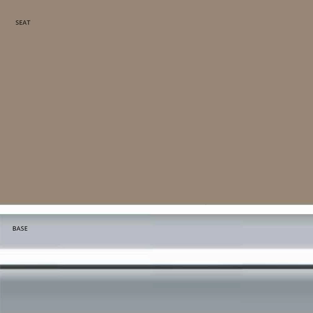 Moderne Kantoorpoef In Eco-leer En Aluminium - Clio 7 Moderne Kantoorpoef In Eco-leer En Aluminium - Clio - Afbeelding 7