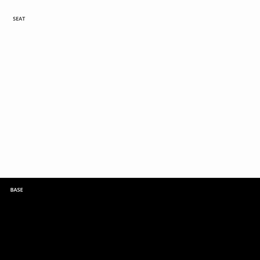 Moderne Kantoorpoef In Eco-leer En Aluminium - Clio 10 Moderne Kantoorpoef In Eco-leer En Aluminium - Clio - Afbeelding 10