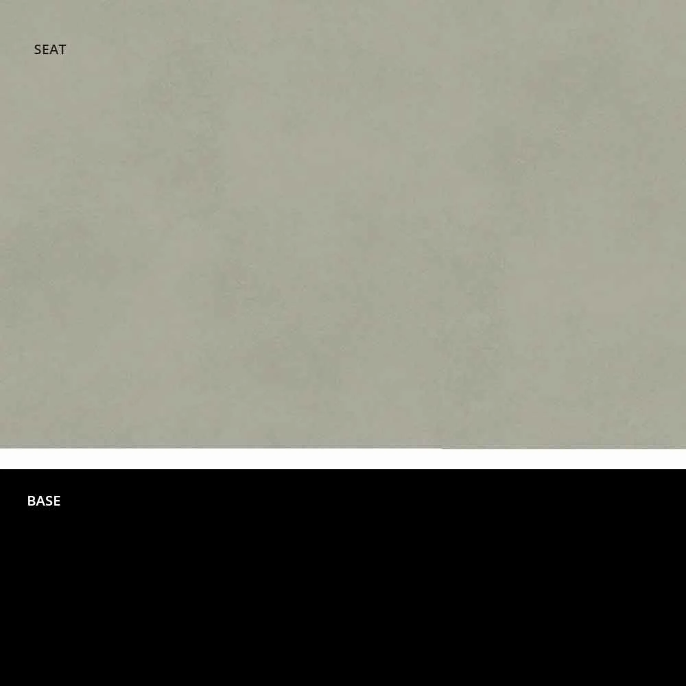 Moderne Kantoorpoef In Eco-leer En Aluminium - Clio 11 Moderne Kantoorpoef In Eco-leer En Aluminium - Clio - Afbeelding 11