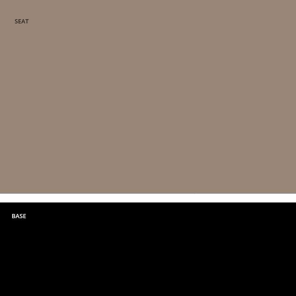 Moderne Kantoorpoef In Eco-leer En Aluminium - Clio 12 Moderne Kantoorpoef In Eco-leer En Aluminium - Clio - Afbeelding 12