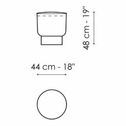 Poef Bedekt Met Stof Met Metalen Voet Made In Italy - Bonaldo Belt -Slide Shop pouf rivestito in tessuto con base in metallo made in italy bonaldo belt 14