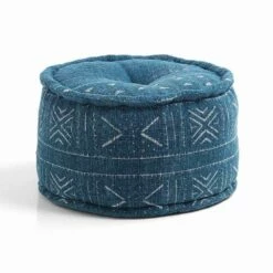 Ronde Poef Van Etnisch Ontwerp In Patchworkstof Of Fluweel - Vezel 24 Ronde Poef Van Etnisch Ontwerp In Patchworkstof Of Fluweel - Vezel -Slide Shop pouf rotondo di design etnico in tessuto patchwork o velluto fibra