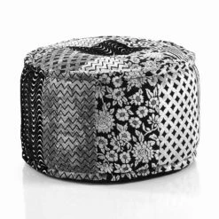 Ronde Poef Van Etnisch Ontwerp In Patchworkstof Of Fluweel - Vezel 31 Ronde Poef Van Etnisch Ontwerp In Patchworkstof Of Fluweel - Vezel -Slide Shop pouf rotondo di design etnico in tessuto patchwork o velluto fibra 46