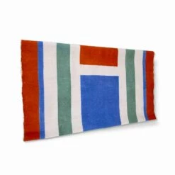 Artisan Hennep Tafelkleed Runner Handgeschilderde Italiaanse Kunst Uniek Stuk