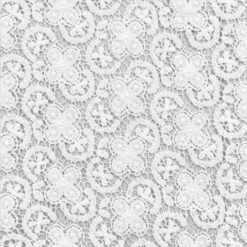 Witte Tafelloper In Gehaakt Kantborduurwerk En Rand Van Katoenmix - Giangi -Slide Shop runner bianco in ricamo di pizzo uncinetto e bordo misto cotone giangi 3