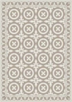 Beige Of Blauw Patroon Tafelloper In Pvc En Modern Polyester - Bondo 10 Beige Of Blauw Patroon Tafelloper In Pvc En Modern Polyester - Bondo -Slide Shop runner da tavola a fantasia beige o blu in pvc e poliestere moderno bondo