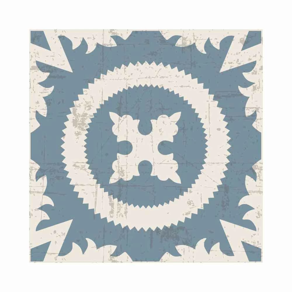 Beige Of Blauw Patroon Tafelloper In Pvc En Modern Polyester - Bondo 6 Beige Of Blauw Patroon Tafelloper In Pvc En Modern Polyester - Bondo - Afbeelding 6