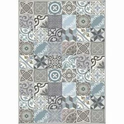 Modern Design Tafelloper In Pvc En Polyester Patroon - Belita