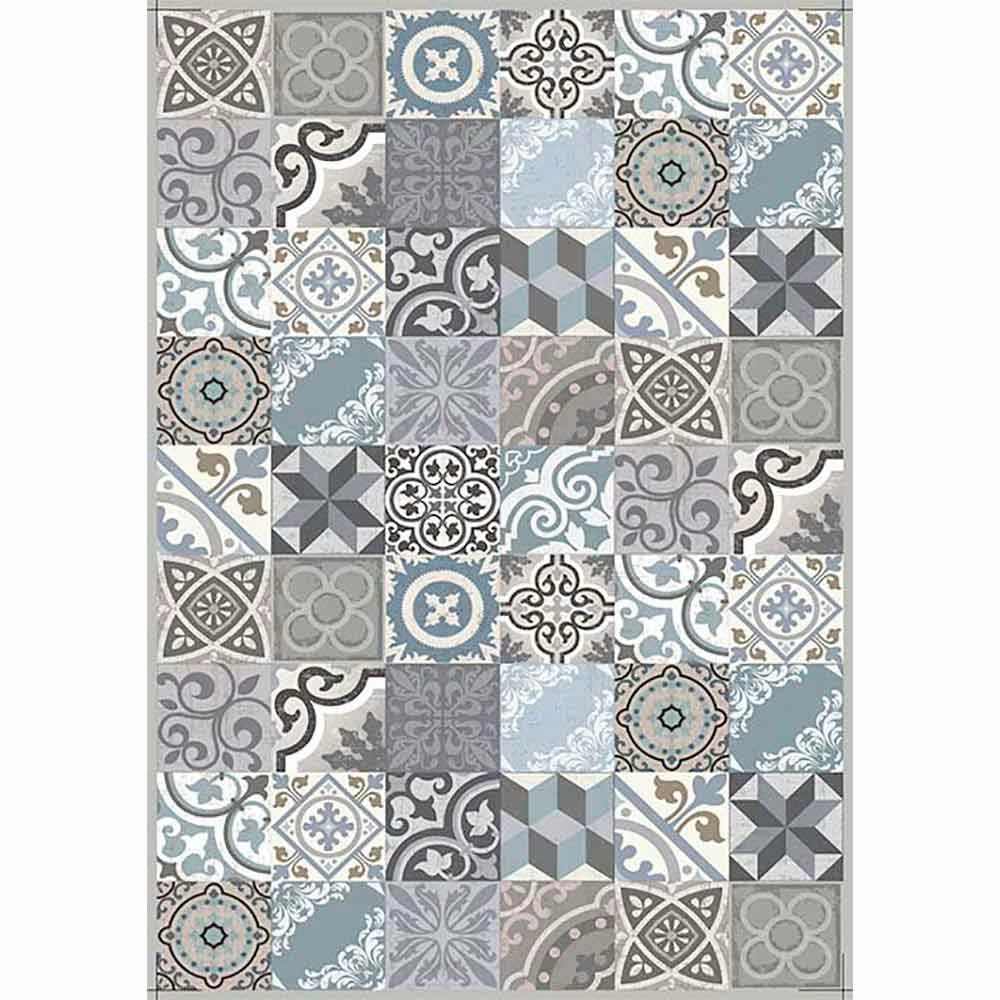 Modern Design Tafelloper In Pvc En Polyester Patroon - Belita 1 Modern Design Tafelloper In Pvc En Polyester Patroon - Belita