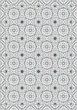 Gekleurde Design Tafelloper In Pvc En Polyester Met Fantasie - Meriva -Slide Shop runner tavola colorato di design in pvc e poliestere a fantasia meriva 4