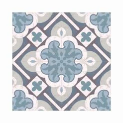 Design Tafelloper Met Patroon En Rode Of Moderne Blauwe Voet - Petunia -Slide Shop runner tavola di design a fantasia con base rossa o blu moderno petunia 1
