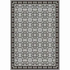 Tafelloper In Pvc En Polyester In Zwart, Blauw Of Grijs Design - Lindia