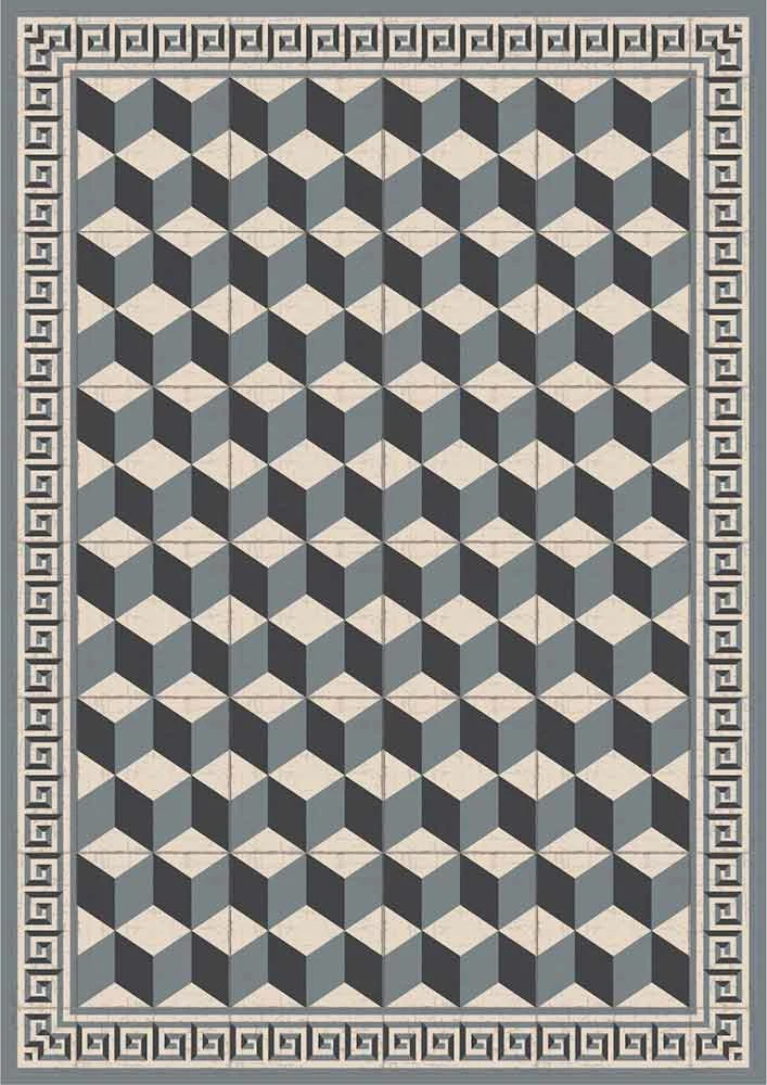 Tafelloper Met Patroon In Pvc En Modern Polyester - Romio 3 Tafelloper Met Patroon In Pvc En Modern Polyester - Romio - Afbeelding 3