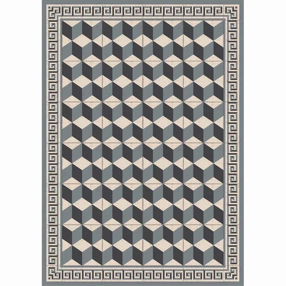 Tafelloper Met Patroon In Pvc En Modern Polyester - Romio 1 Tafelloper Met Patroon In Pvc En Modern Polyester - Romio