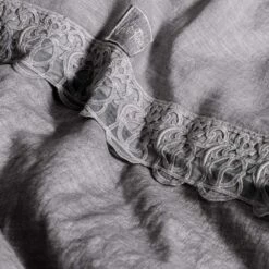 Linnen Dekbedovertrek In Containerzak Met Synergy-kant En Knopen - Energis 14 Linnen Dekbedovertrek In Containerzak Met Synergy-kant En Knopen - Energis -Slide Shop sacco contenitore copripiumone in lino con pizzo sinergia e bottoni energis 6