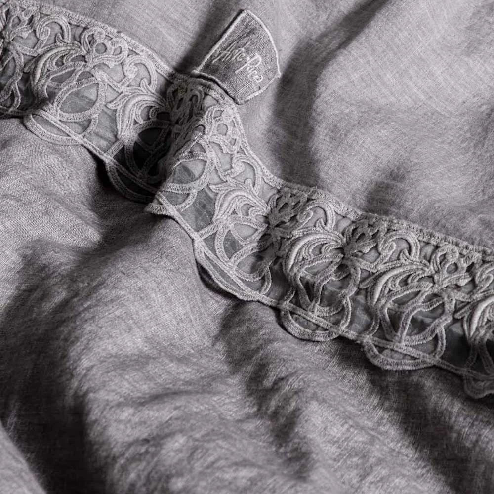 Linnen Dekbedovertrek In Containerzak Met Synergy-kant En Knopen - Energis 7 Linnen Dekbedovertrek In Containerzak Met Synergy-kant En Knopen - Energis - Afbeelding 7