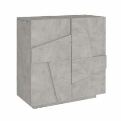 Schoenenkast Voor Binnen Met 2 Deuren Van Melamine Made In Italy - Naditza -Slide Shop scarpiera da interno con 2 ante in melaminico made in italy naditza 5