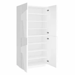 Melamine Schoenenkast Voor Binnen Met 4 Deuren Made In Italy - Naditza 14 Melamine Schoenenkast Voor Binnen Met 4 Deuren Made In Italy - Naditza -Slide Shop scarpiera in melaminico da interno con 4 ante made in italy naditza 1