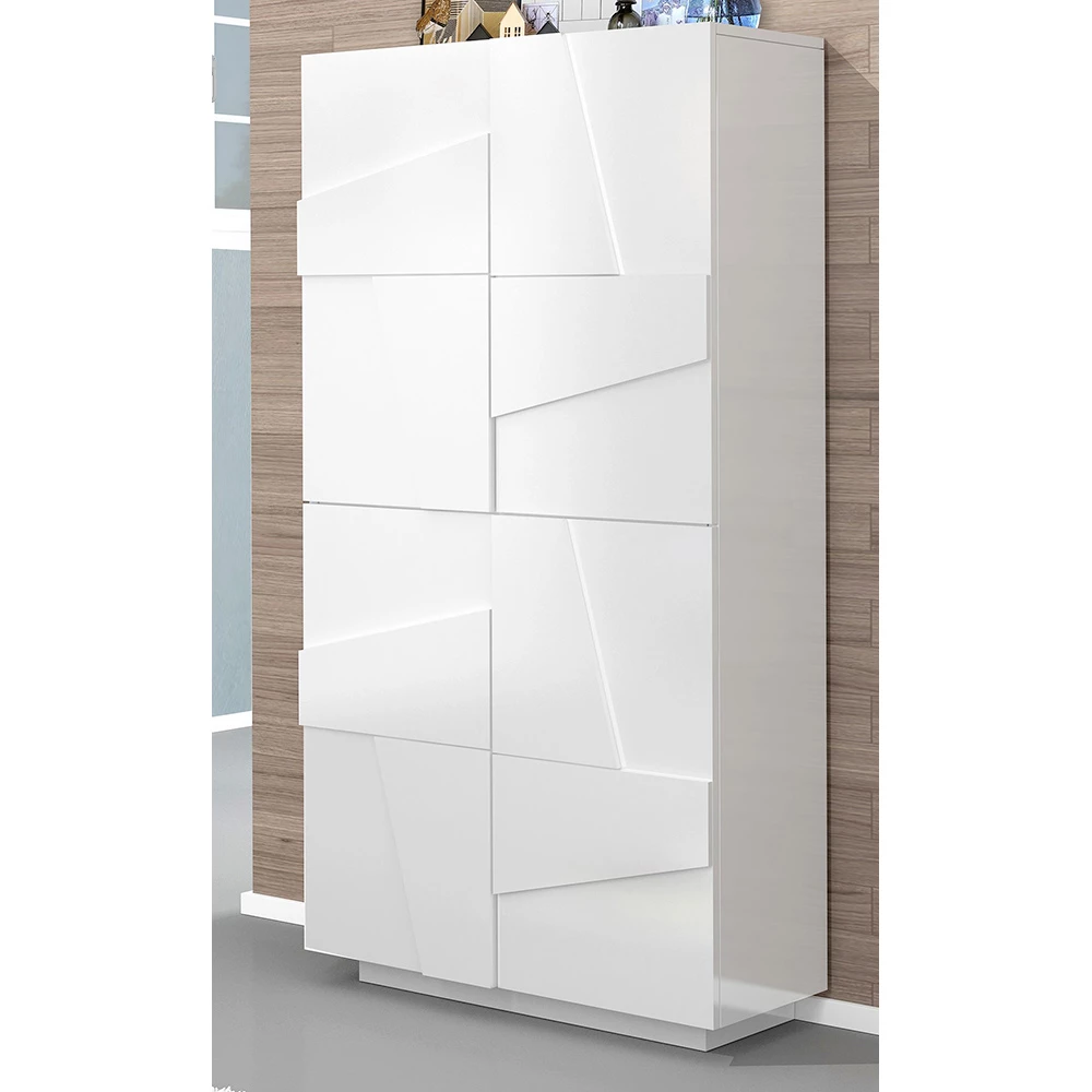 Melamine Schoenenkast Voor Binnen Met 4 Deuren Made In Italy - Naditza 8 Melamine Schoenenkast Voor Binnen Met 4 Deuren Made In Italy - Naditza - Afbeelding 8