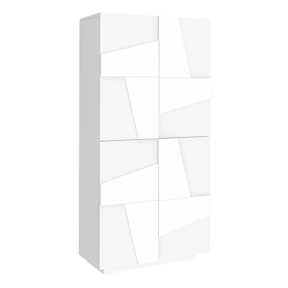 Melamine Schoenenkast Voor Binnen Met 4 Deuren Made In Italy - Naditza 4 Melamine Schoenenkast Voor Binnen Met 4 Deuren Made In Italy - Naditza - Afbeelding 4