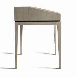 Modern Design Schrijven Bureau In Walnoot, L.105xp.65cm, Acario -Slide Shop scrittoio di design moderno in legno noce l 105 x p 65 cm acario 6