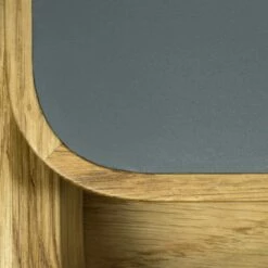 Bureau In Natuurlijk Massief Essenhout Met Intern Compartiment Made In Italy - Caspian -Slide Shop scrittoio in frassino massello naturale con vano interno made in italy caspian 7