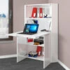 Wit Modern Hoekbureau In Gepolijst Hout Italiaans Design - Ghero