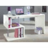 Wit Of Leistenen Bureau In Italiaans Design Hout 3 Maten - Michel