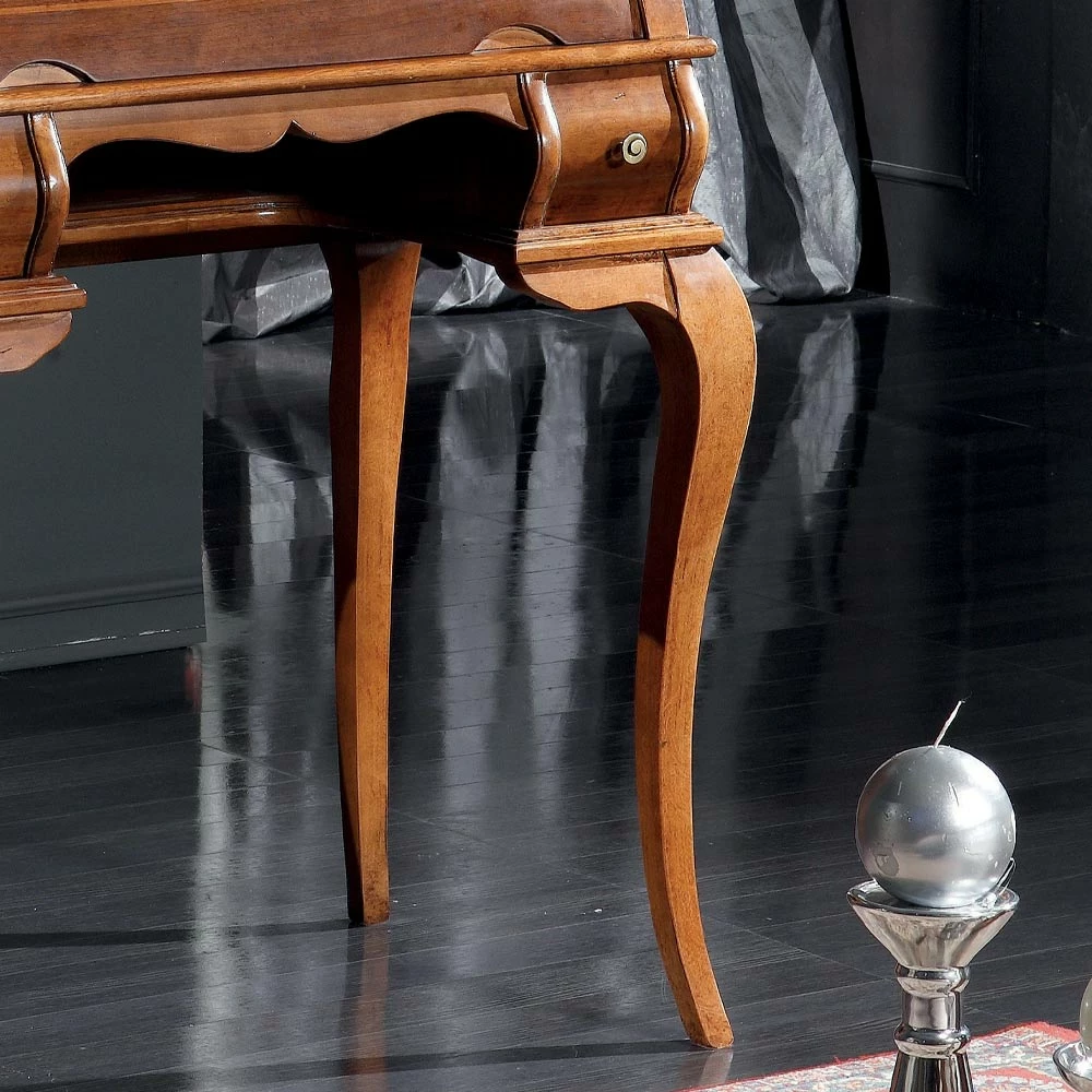 Klassiek Bureau 5 Lades In Hout En Inlegwerk Made In Italy - Hastings 5 Klassiek Bureau 5 Lades In Hout En Inlegwerk Made In Italy - Hastings - Afbeelding 5