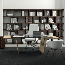 Bureau Met Glazen Blad Andrea Stramigioli - Vlinder