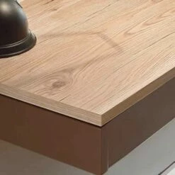 Wandbureau In Melamine En Metaal Met Lade Made In Italy - Silicium -Slide Shop scrivania da parete in melaminico e metallo con cassetto made in italy silicio 3