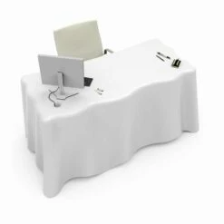 Modern Designbureau Fabric, Gemaakt In Italië -Slide Shop scrivania da ufficio design moderno fabric made in italy 2