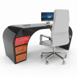 Modern Bureau Gemaakt In Italië, Miglianico -Slide Shop scrivania da ufficio moderna realizzata in italia miglianico 5