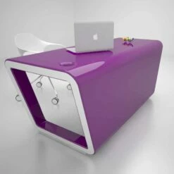 Ontwerpbureau In Solid Surface Ego Made In Italy