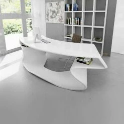 Bureautafel Ontworpen In Italië, Tignale -Slide Shop scrivania di design da ufficio prodotta in italia tignale 3