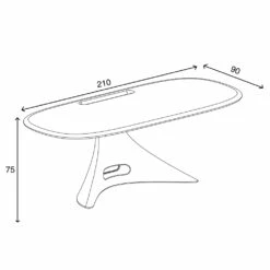 Karim Rashid Bureau In Hars - Smania 25 Karim Rashid Bureau In Hars - Smania -Slide Shop scrivania di karim rashid in resina smania 4