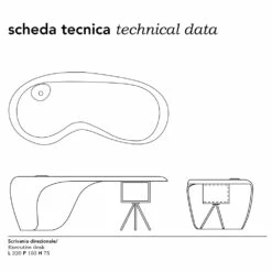 Directiebureau Van Karim Rashid In Polyurethaan - James -Slide Shop scrivania direzionale di karim rashid in poliuretano james 19