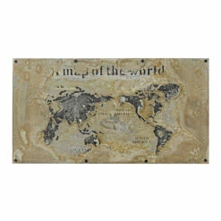 Bureau In Staal En Mdf Met Industrieel Vintage Gedecoreerd Glas - Mundial -Slide Shop scrivania in acciaio e mdf con vetro decorato vintage industriale mundial 4