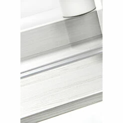 Transparant Plexiglas Bureau Met Design Houten Plank - Carducci 25 Transparant Plexiglas Bureau Met Design Houten Plank - Carducci -Slide Shop scrivania in plexiglass trasparente con ripiano in legno di design carducci 8