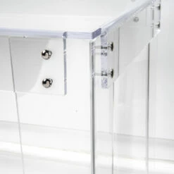 Transparant Bureau Van Plexiglas Modern Design Made In Italy - Vichy -Slide Shop scrivania in plexiglass trasparente design moderno made in italy vichy 2
